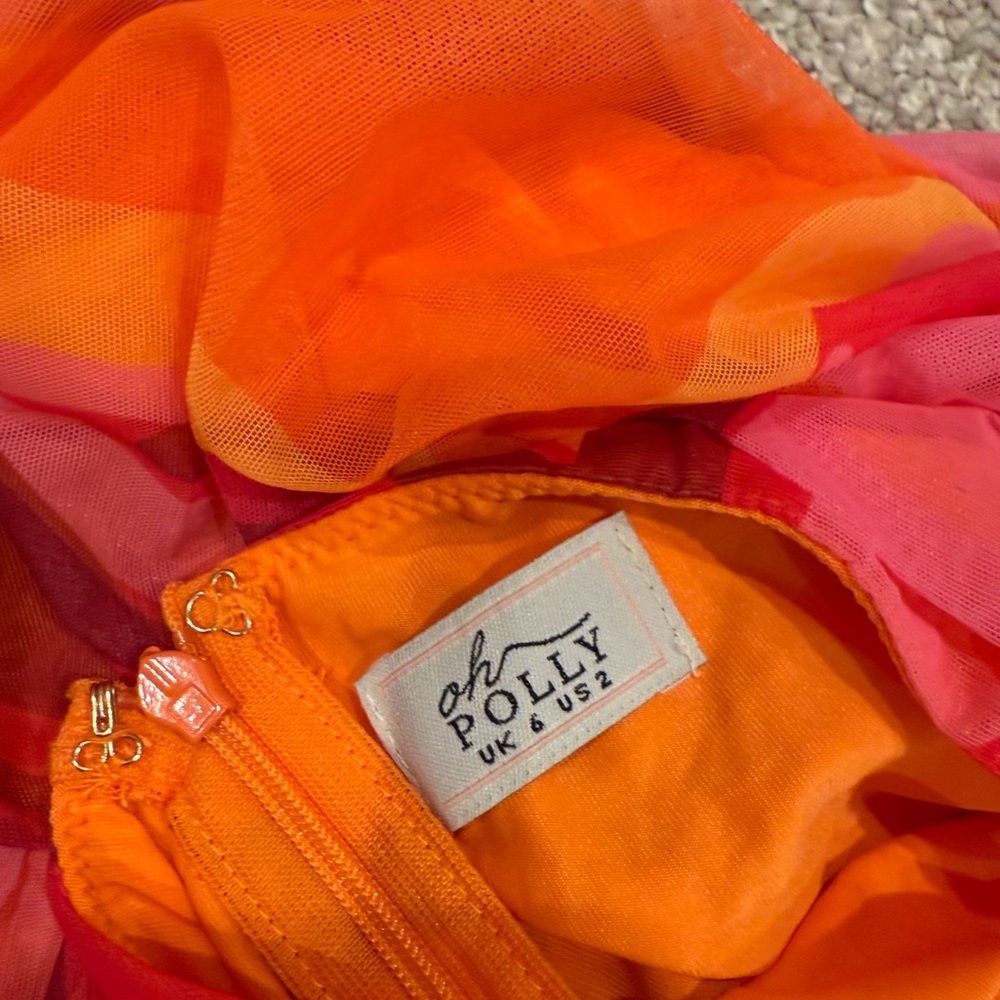Oh Polly Ruffle Hem Mesh Set - Picture 6 of 6